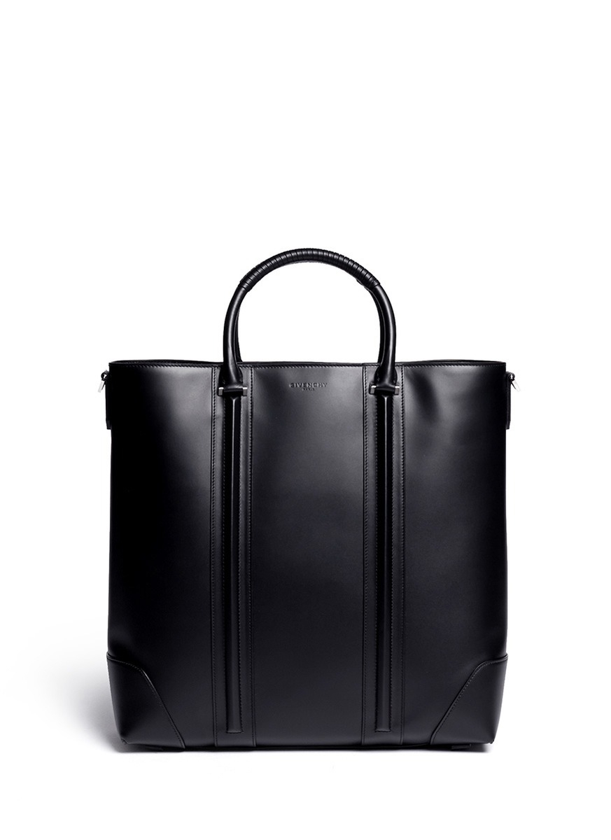Givenchy Leather Tote in Black for Men - Lyst