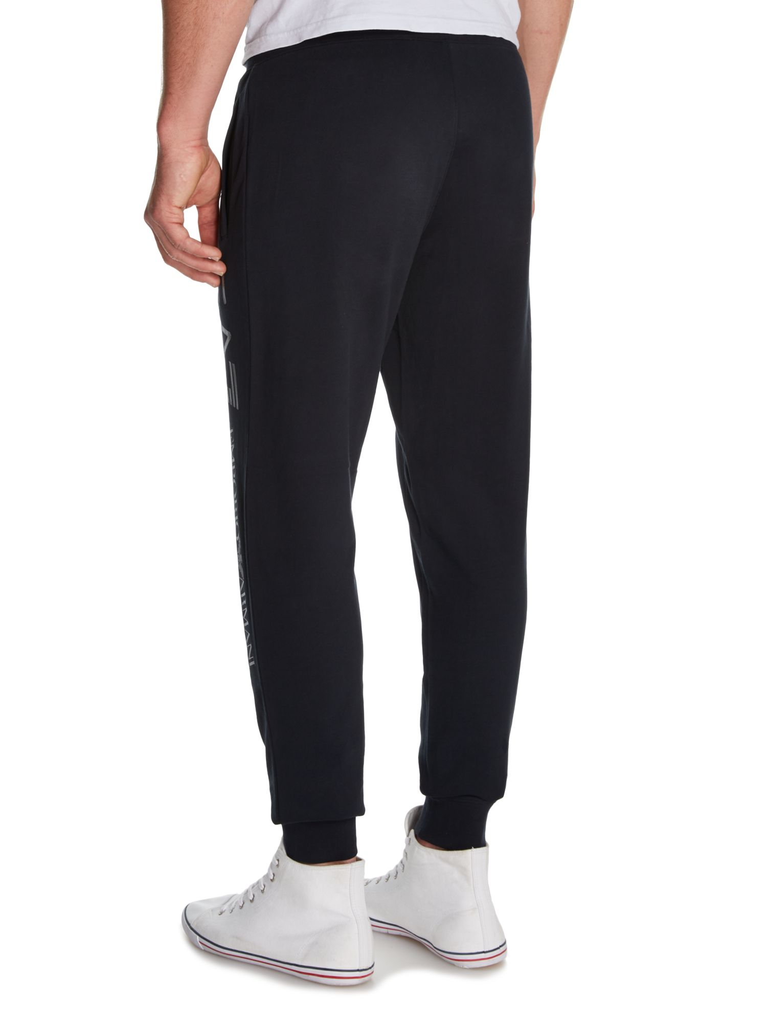 Ea7 Straight Leg Casual Tracksuit Bottoms in Blue for Men | Lyst