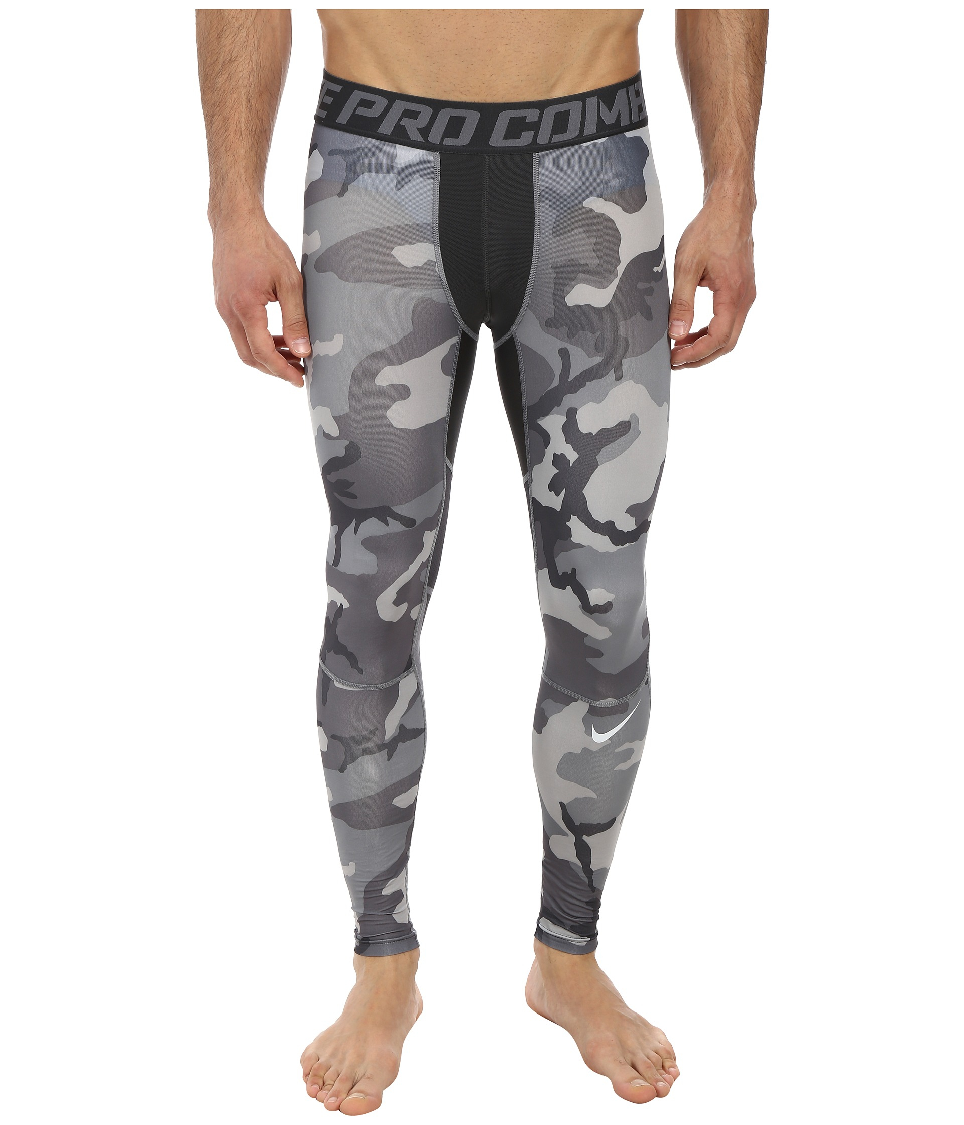 Nike Pro Combat Hypercool Compression Woodland Tight in  Anthracite/Anthracite/Cool Grey/ (Gray) for Men - Lyst