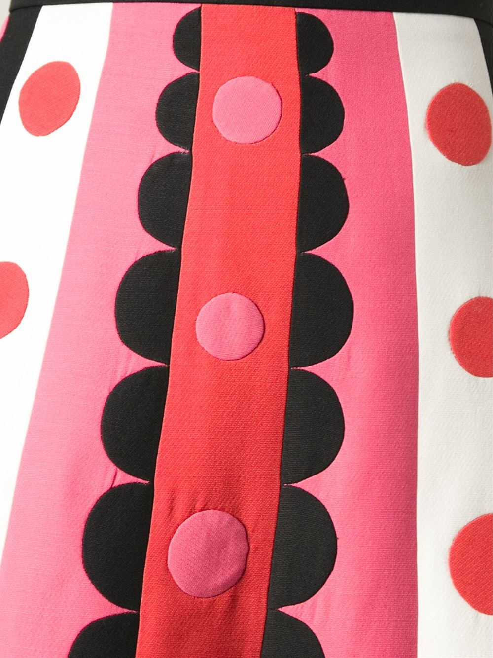 Valentino Geometric Paneled Skirt | Lyst
