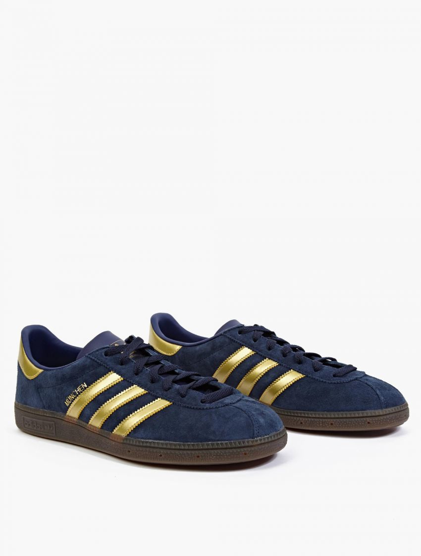 adidas originals blue munchen spezial sneakers in blue for lyst adidas originals blue munchen spezial sneakers in blue for lyst