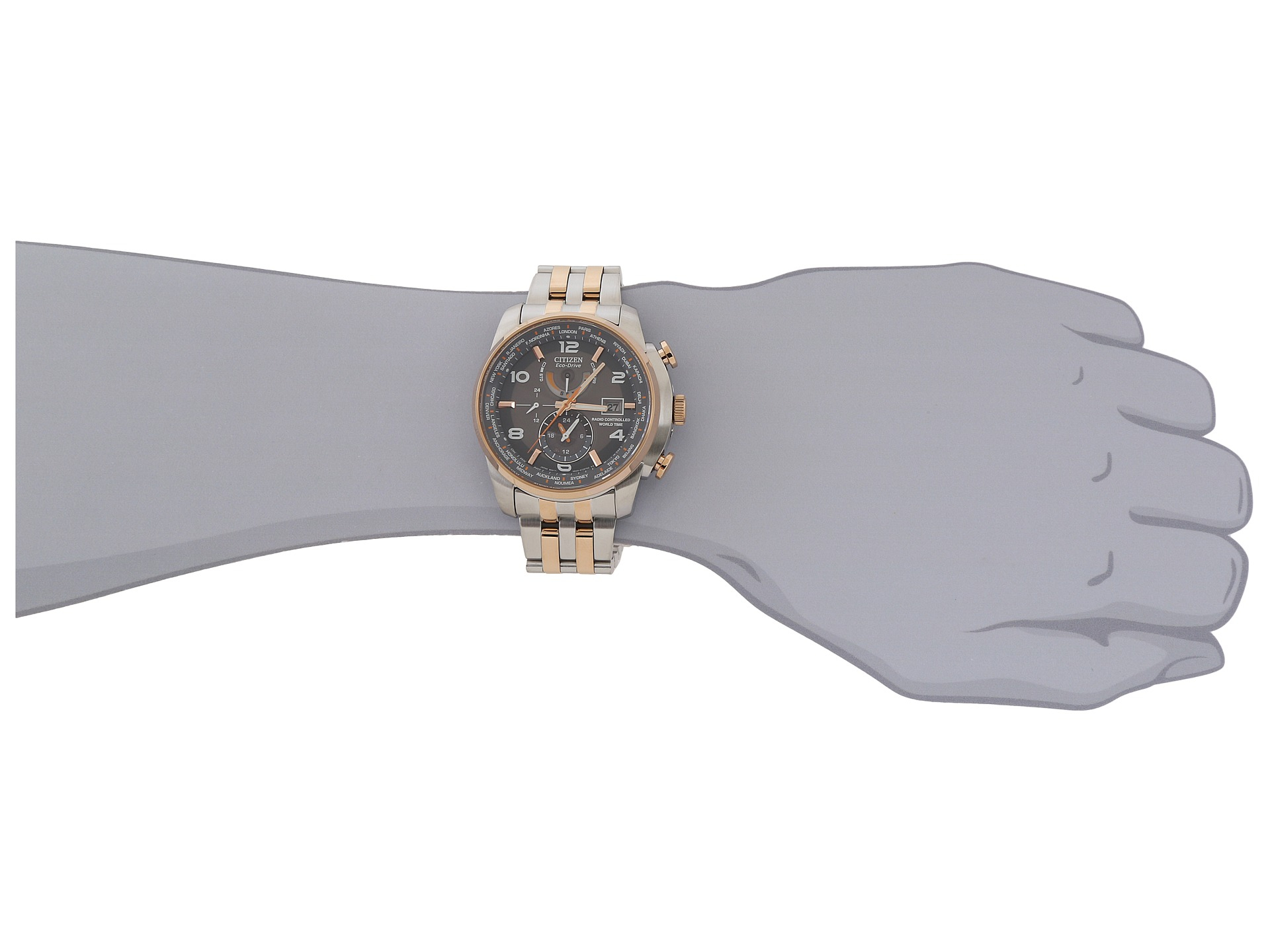 citizen watch time zones