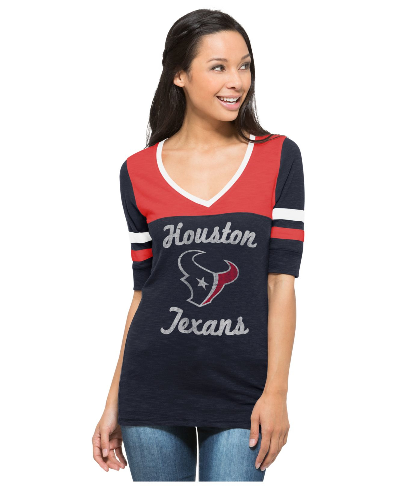 Lyst 47 Brand Women's Houston Texans Gameday Debut Tshirt in Red