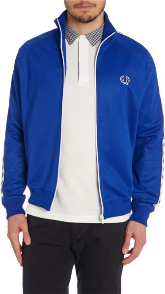 Fred Perry Plain Funnel Neck Tracksuit in Blue for Men (Regal) | Lyst