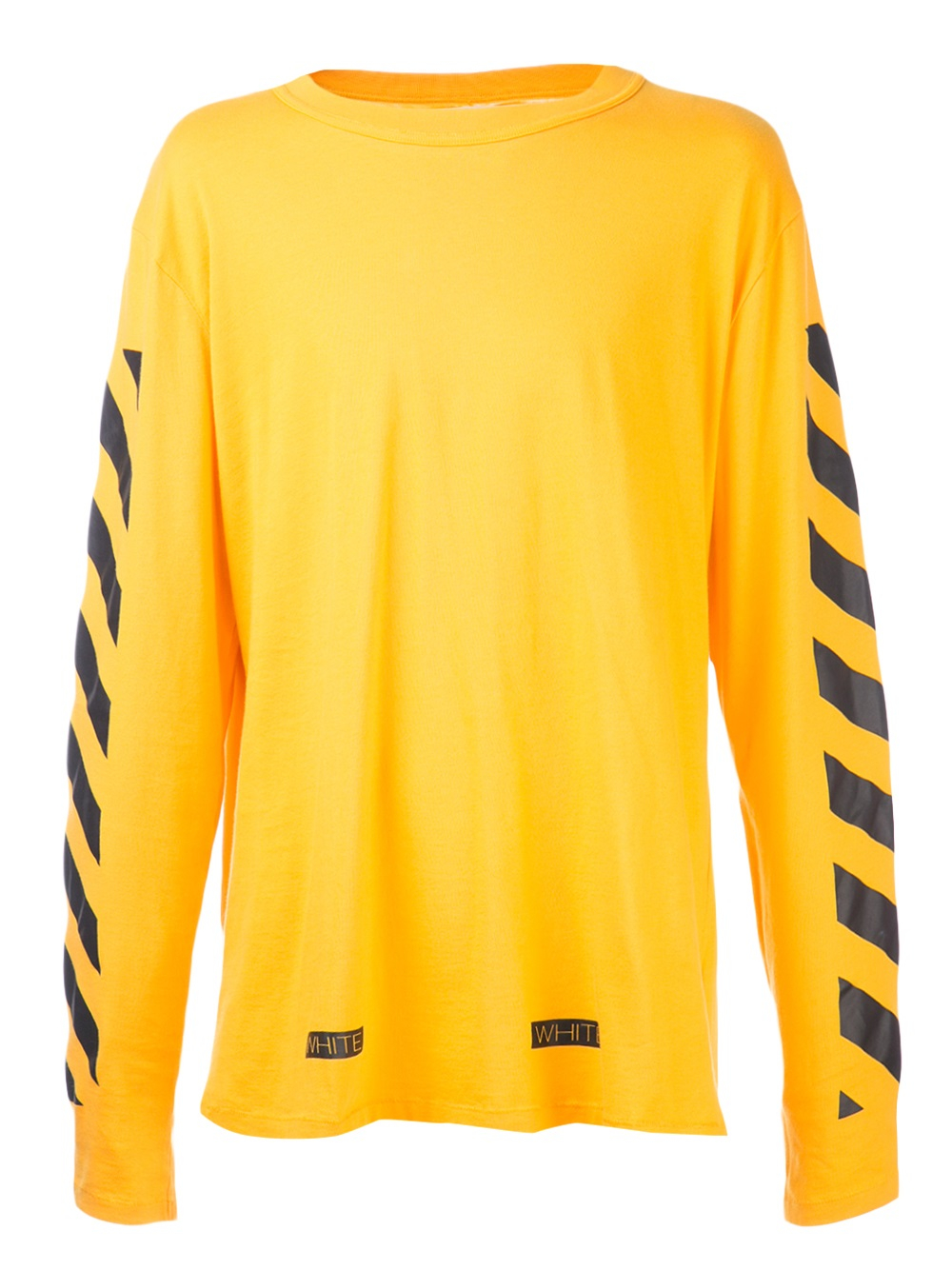 Off-White c/o Virgil Abloh Long Sleeve T-Shirt in Yellow & Orange (Yellow)  for Men | Lyst