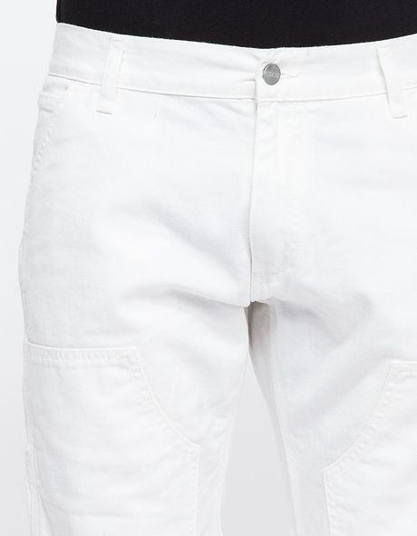 carhartt double knee white