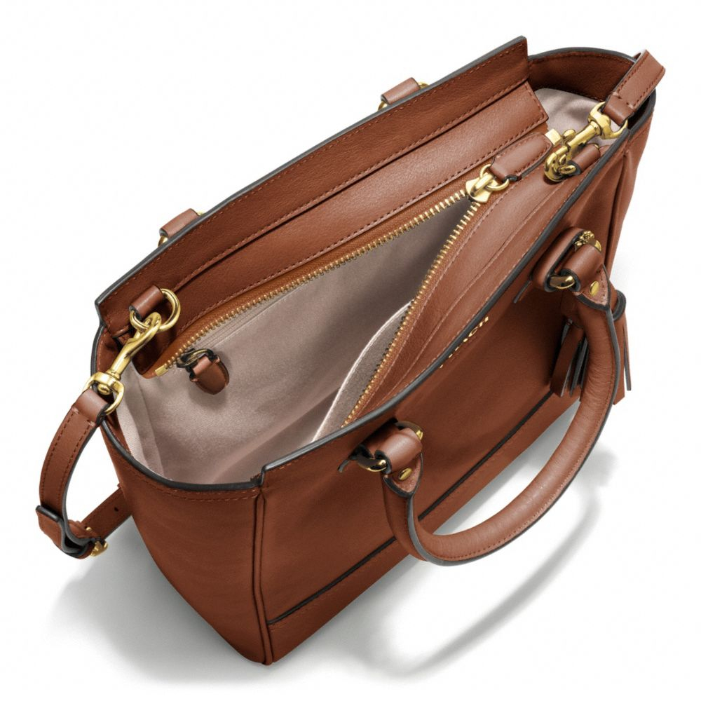 COACH Legacy Mini Satchel in Leather in Brown