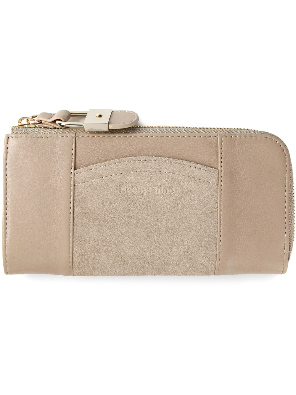 See by chloé Zipped Purse in Gray Lyst