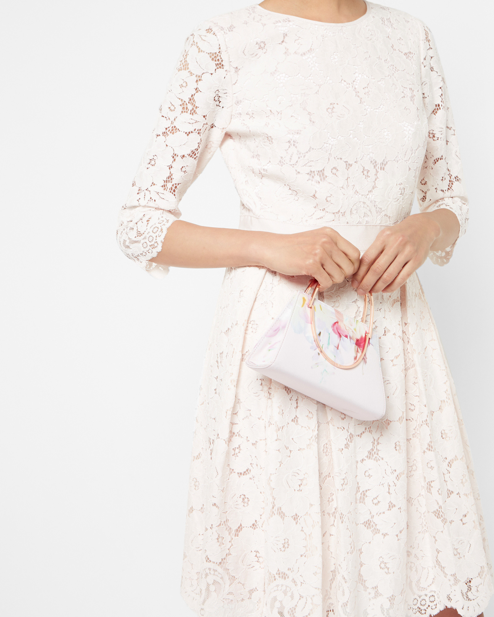Ted Baker Hanging Gardens Clutch Bag in Pink | Lyst