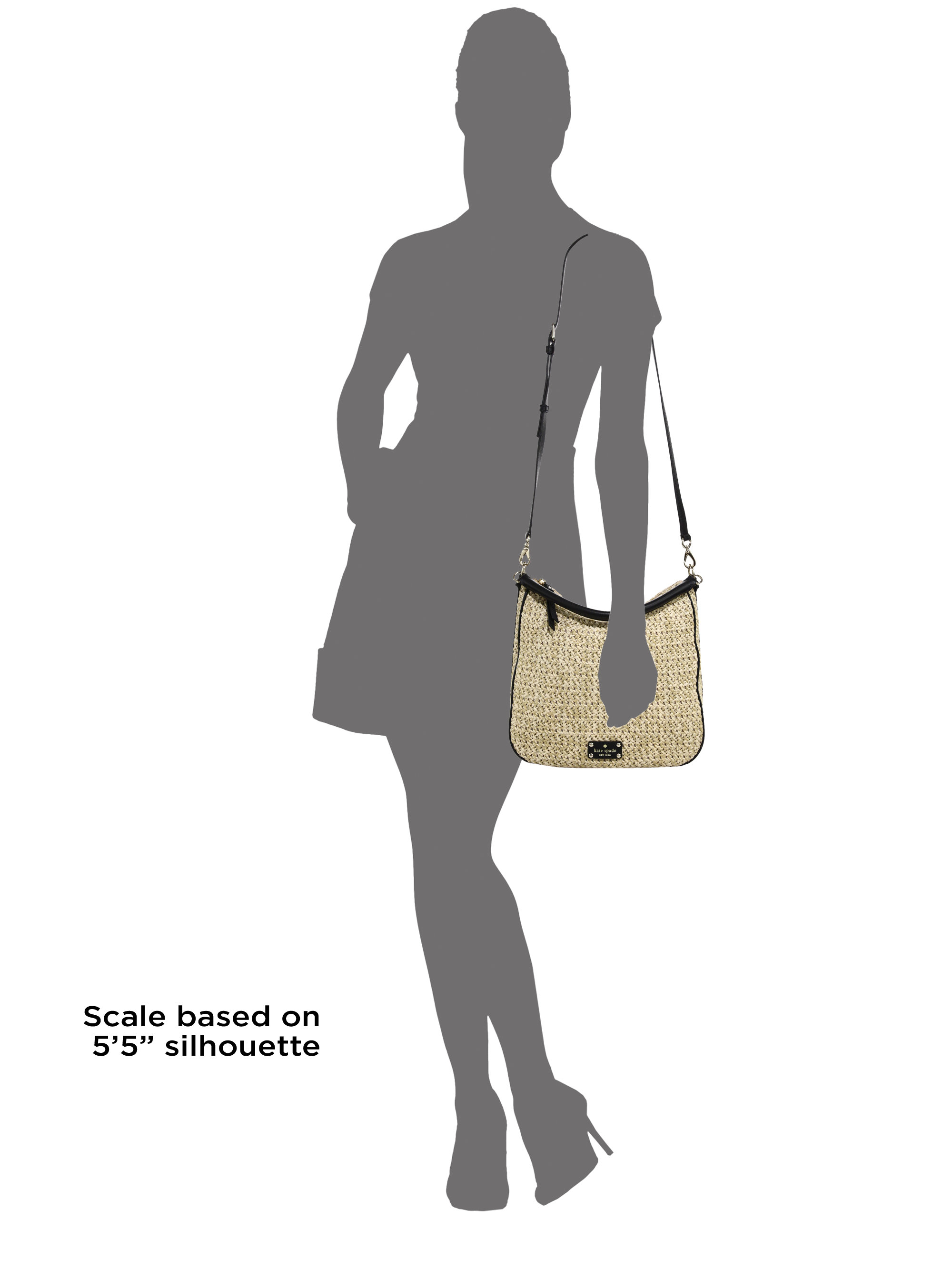 Lyst Kate Spade New York Cobble Hill Ella Small Straw & Leather