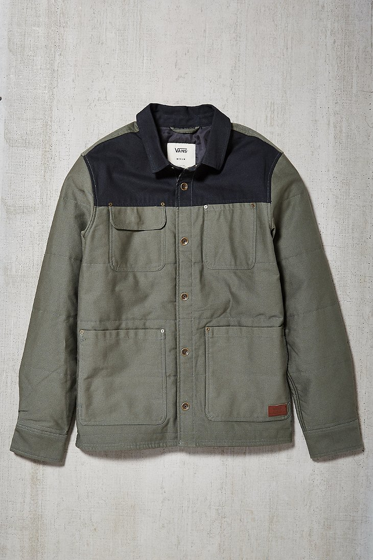 vans olive green jacket