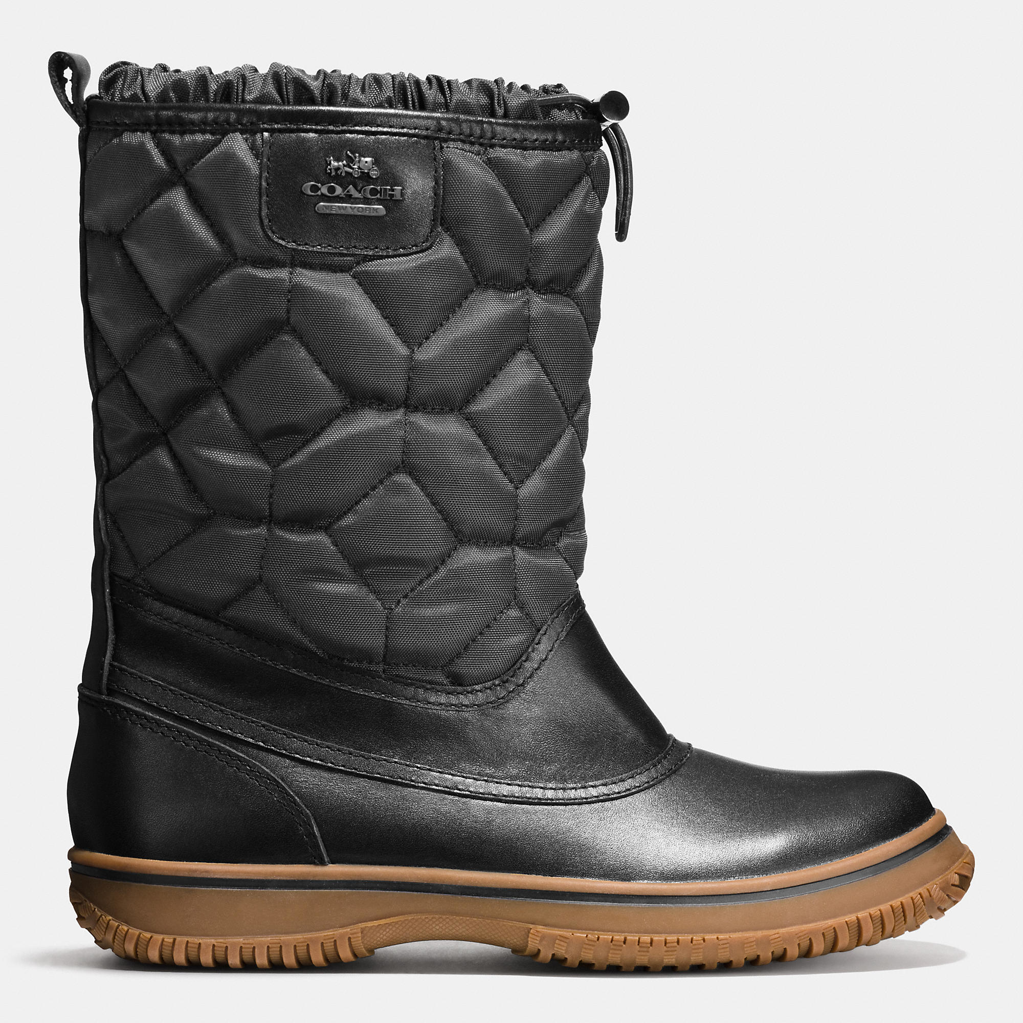 coach boots black