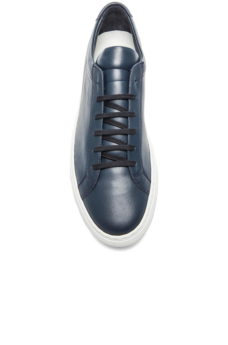Common Projects Achilles Original Leather Low-Top Sneakers in Blue for Men  | Lyst