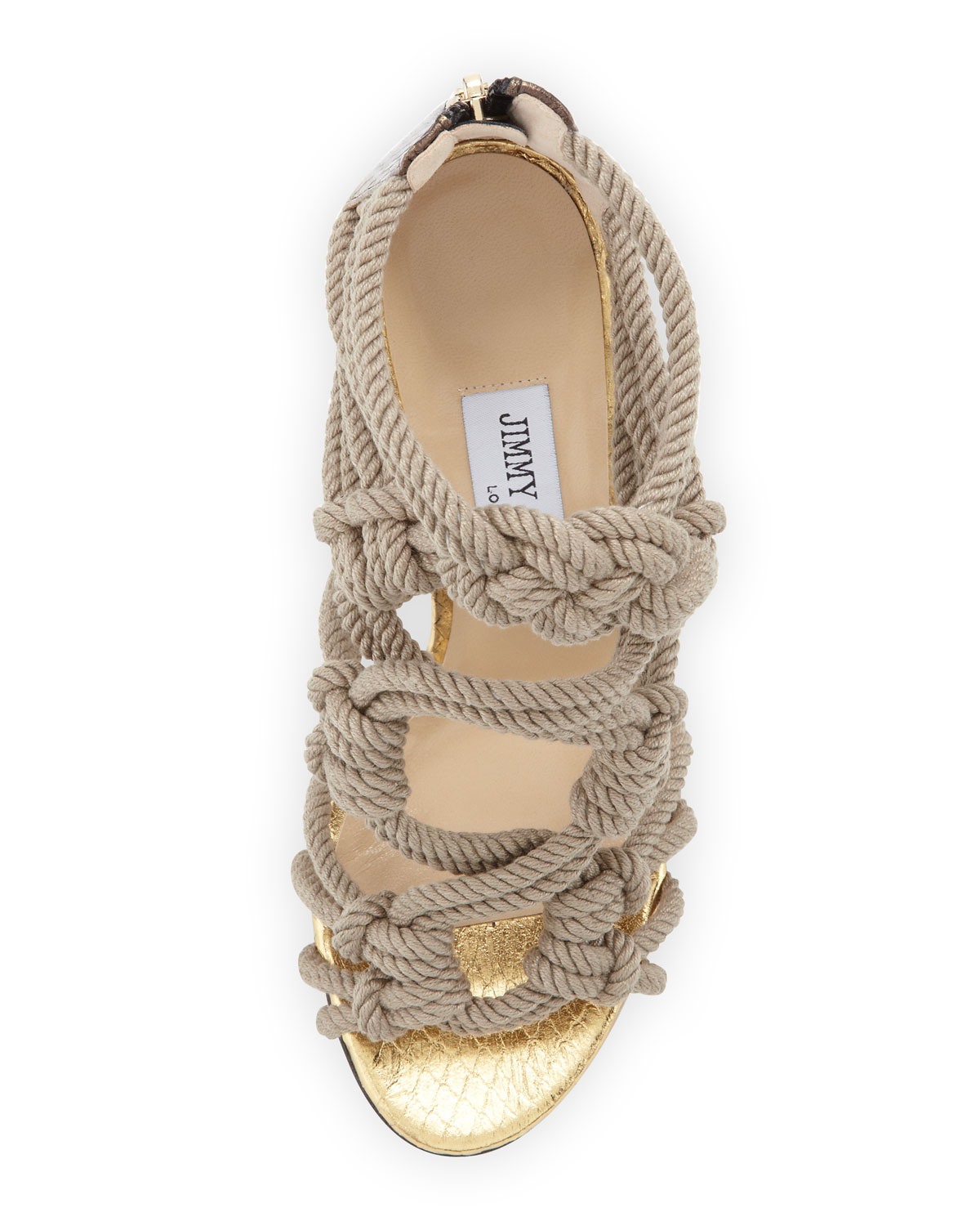jimmy choo rope sandals