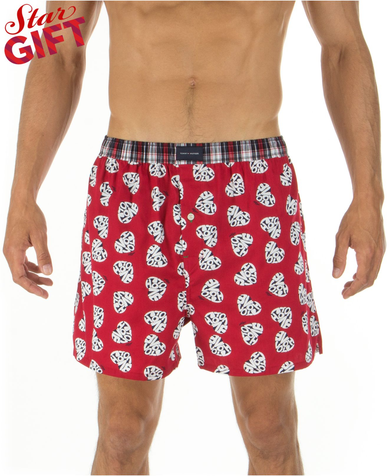 Tommy Hilfiger Men'S Valentine'S Day Tommy Heart Printed Woven Boxers in  Scarlet (Red) for Men - Lyst
