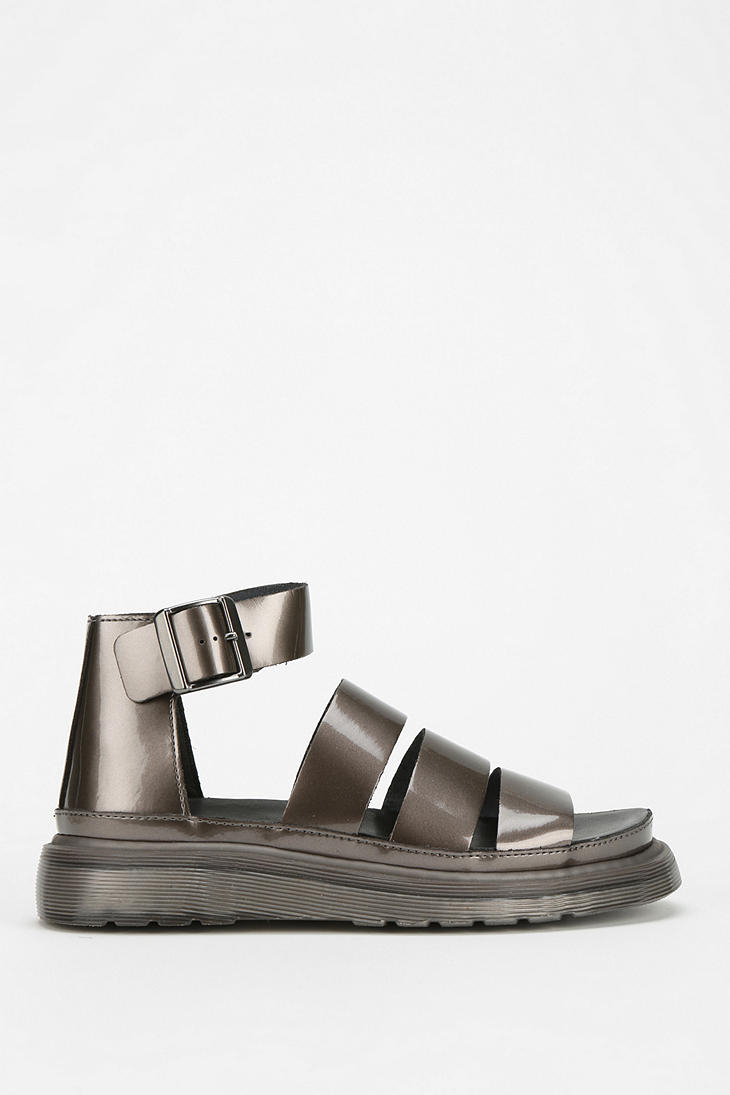 dr martens metallic sandals