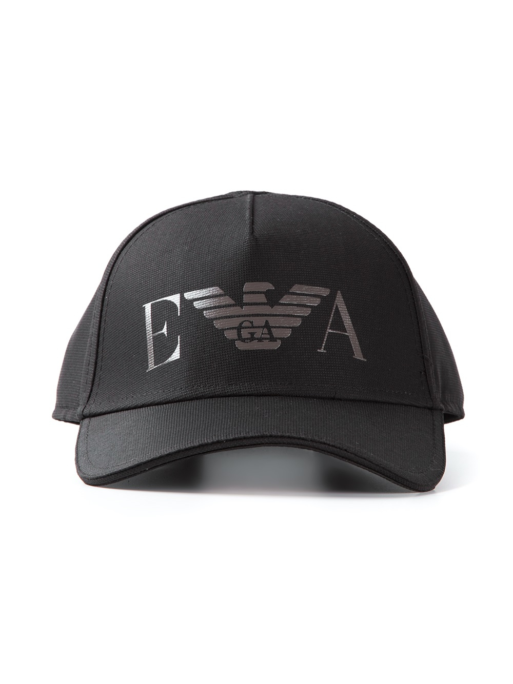 Emporio Armani Logo Cap in Black for Men - Lyst