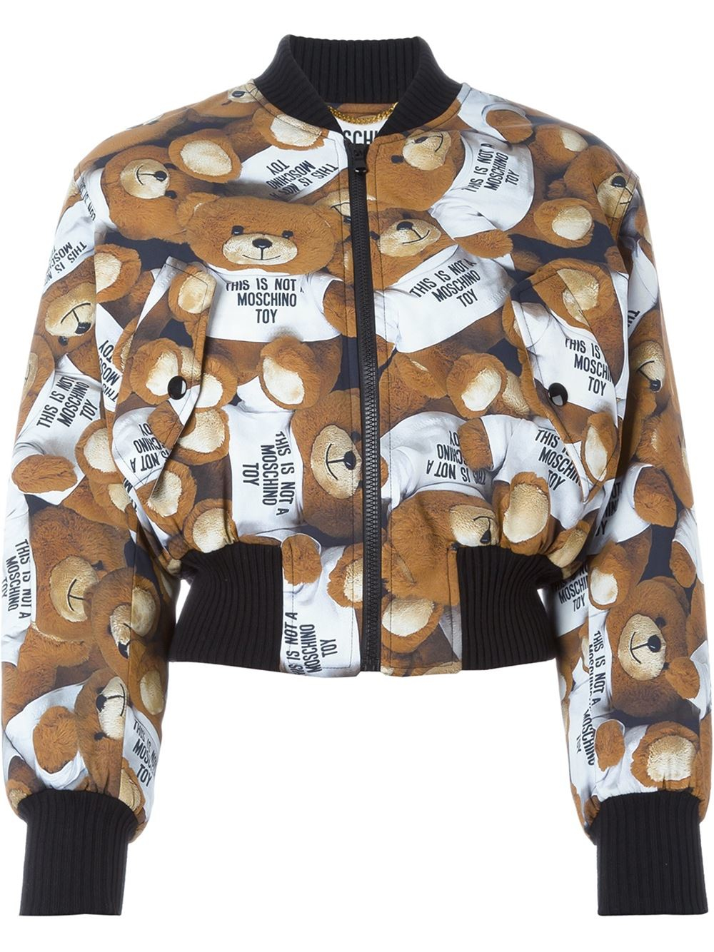 Moschino Teddy Bear Print Bomber Jacket | Lyst