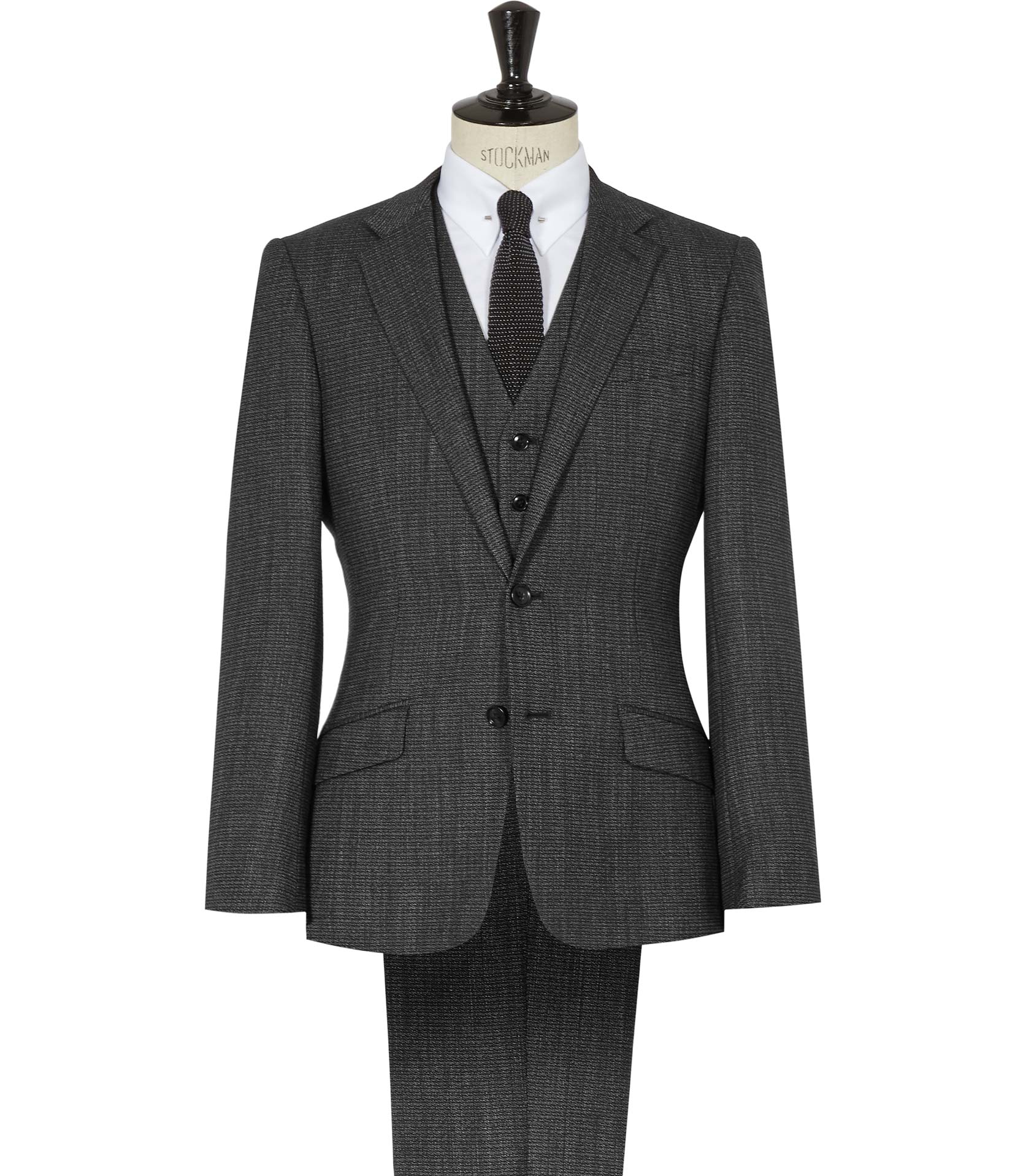 Reiss Malcolm ThreePiece Wool Suit in Gray for Men (DARK GREY) Lyst