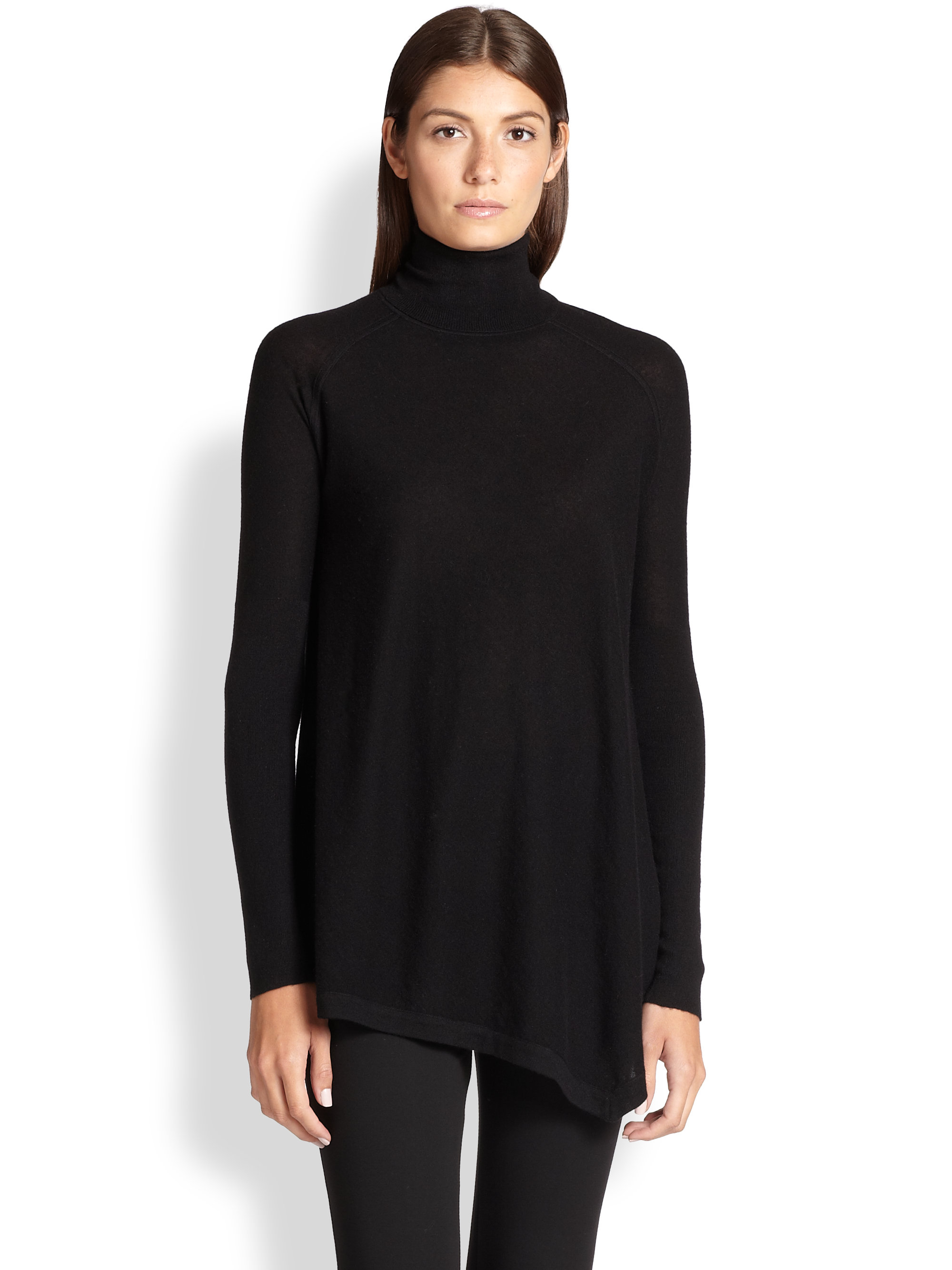 Cashmere turtleneck tunics Clearance