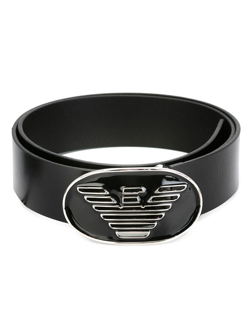 armani plaque belt