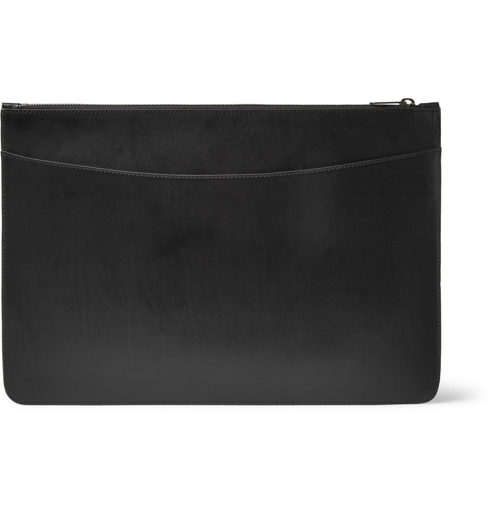 A.P.C. Leather Document Holder in Black for Men Lyst