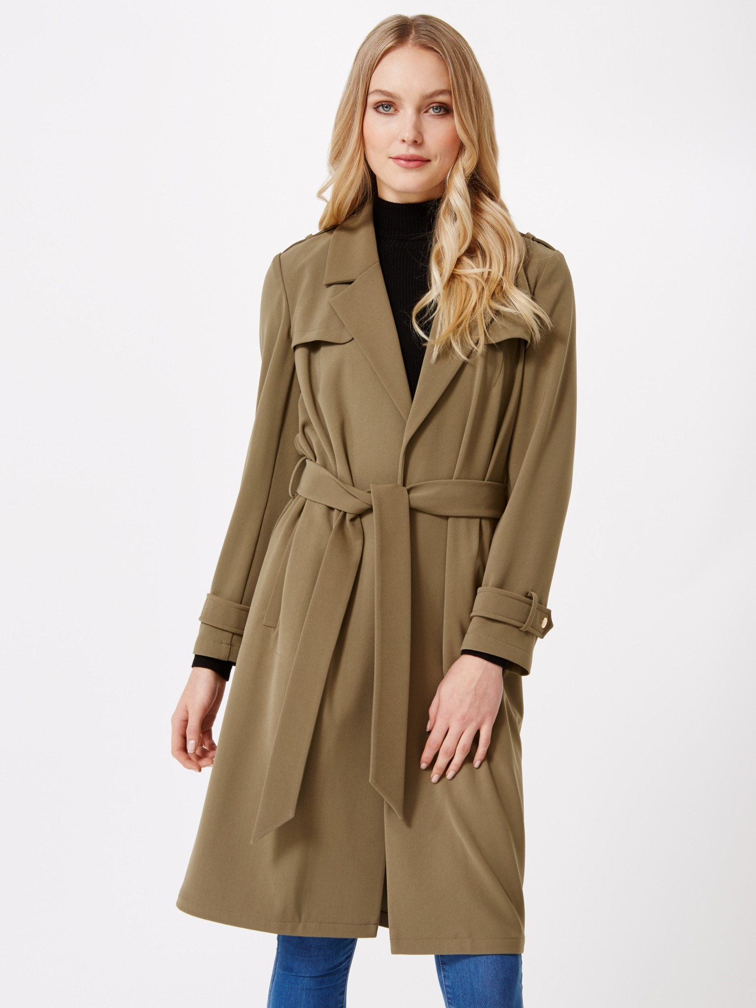 miss selfridge khaki parka