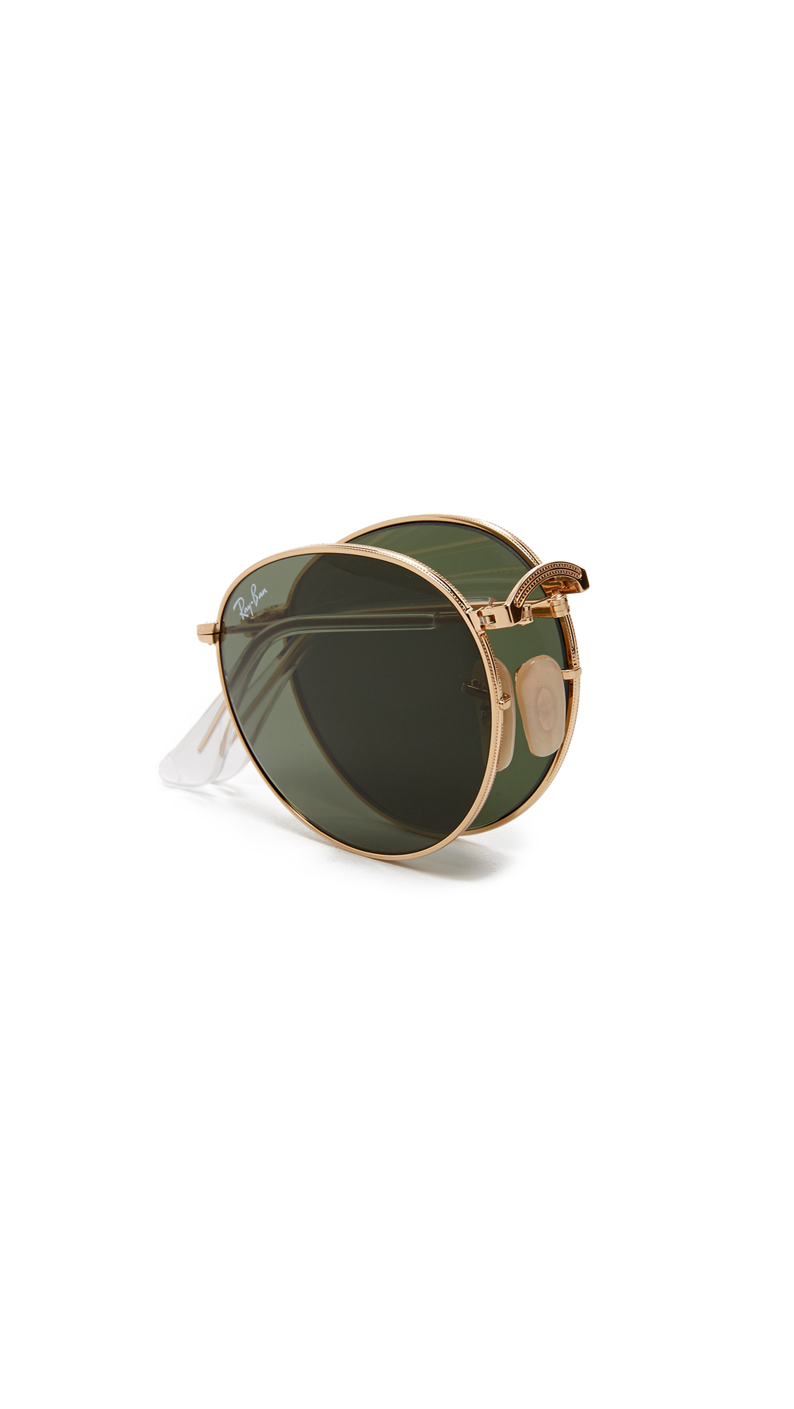 Rayban Icons Round Sunglasses in Green Lyst