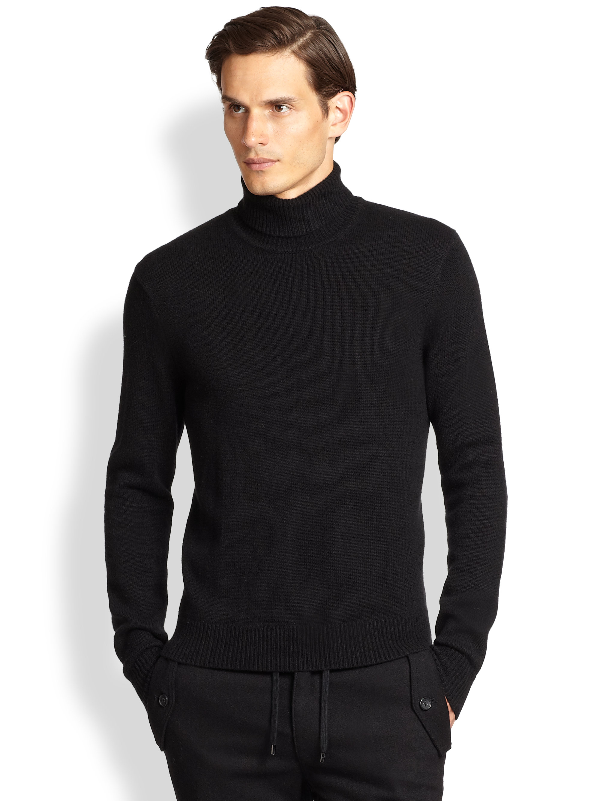 michael kors black turtleneck sweater