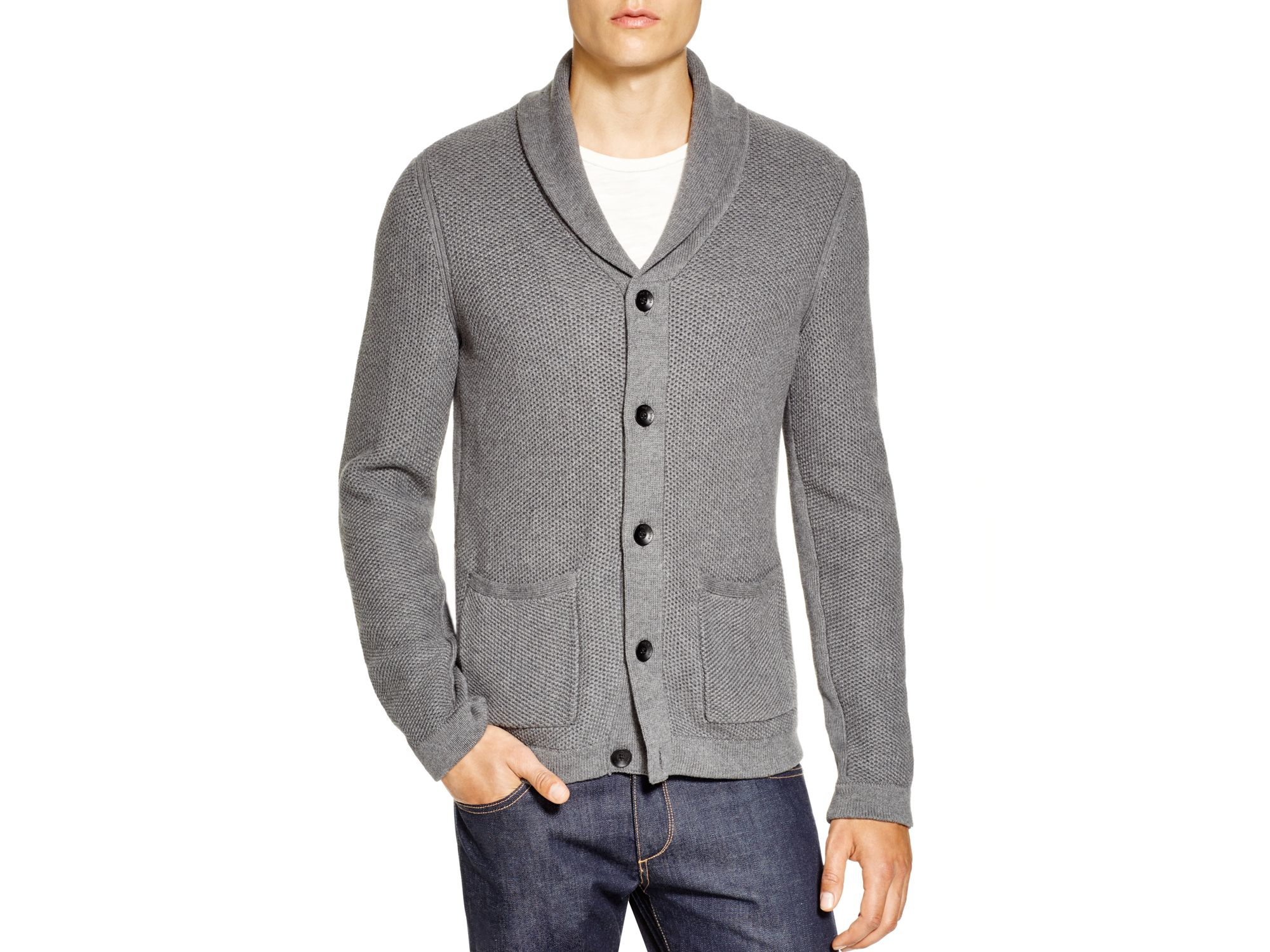rag and bone shawl collar cardigan