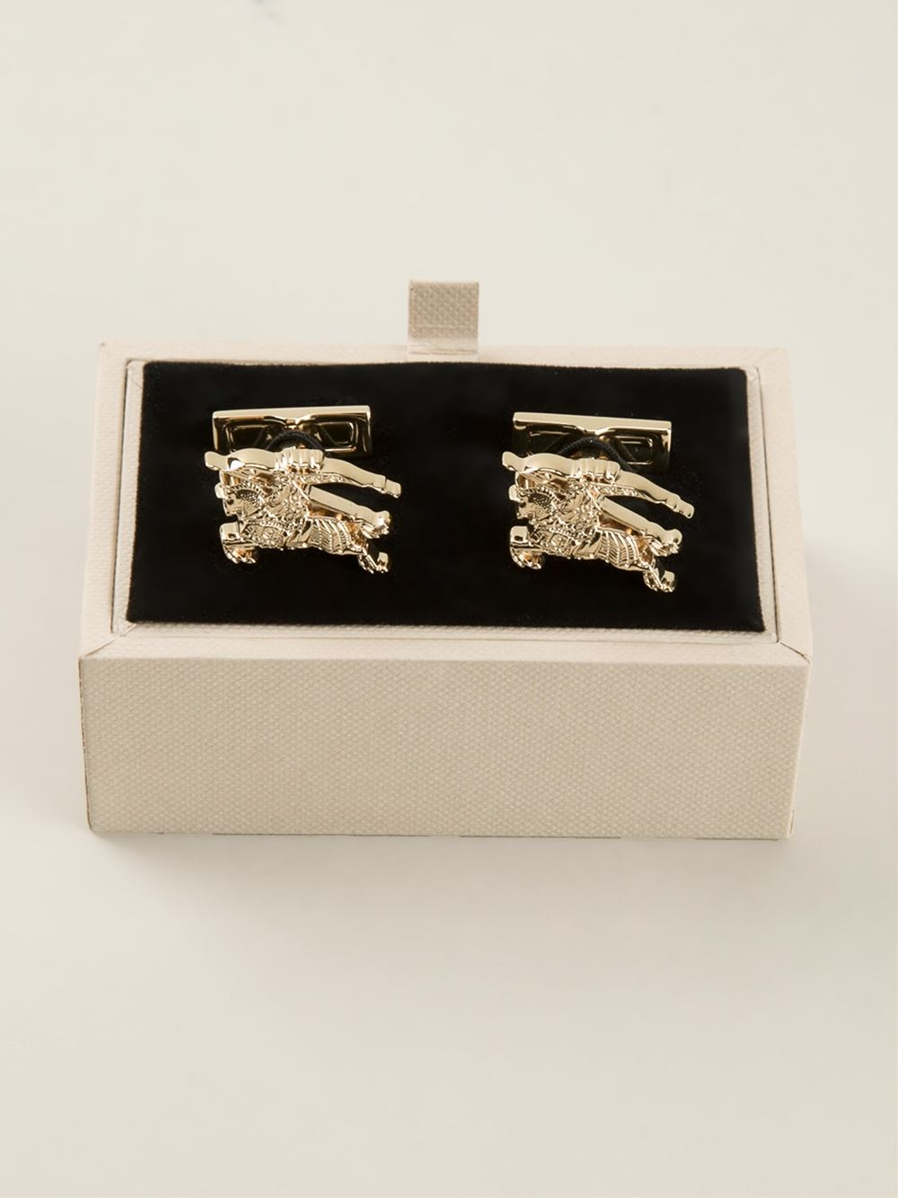 burberry gold cufflinks