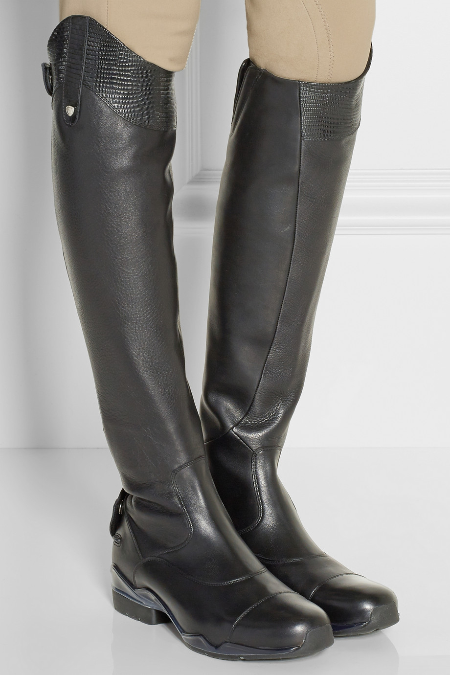 Ariat Volant S Leather Slim-Fit Riding Boots in Black | Lyst