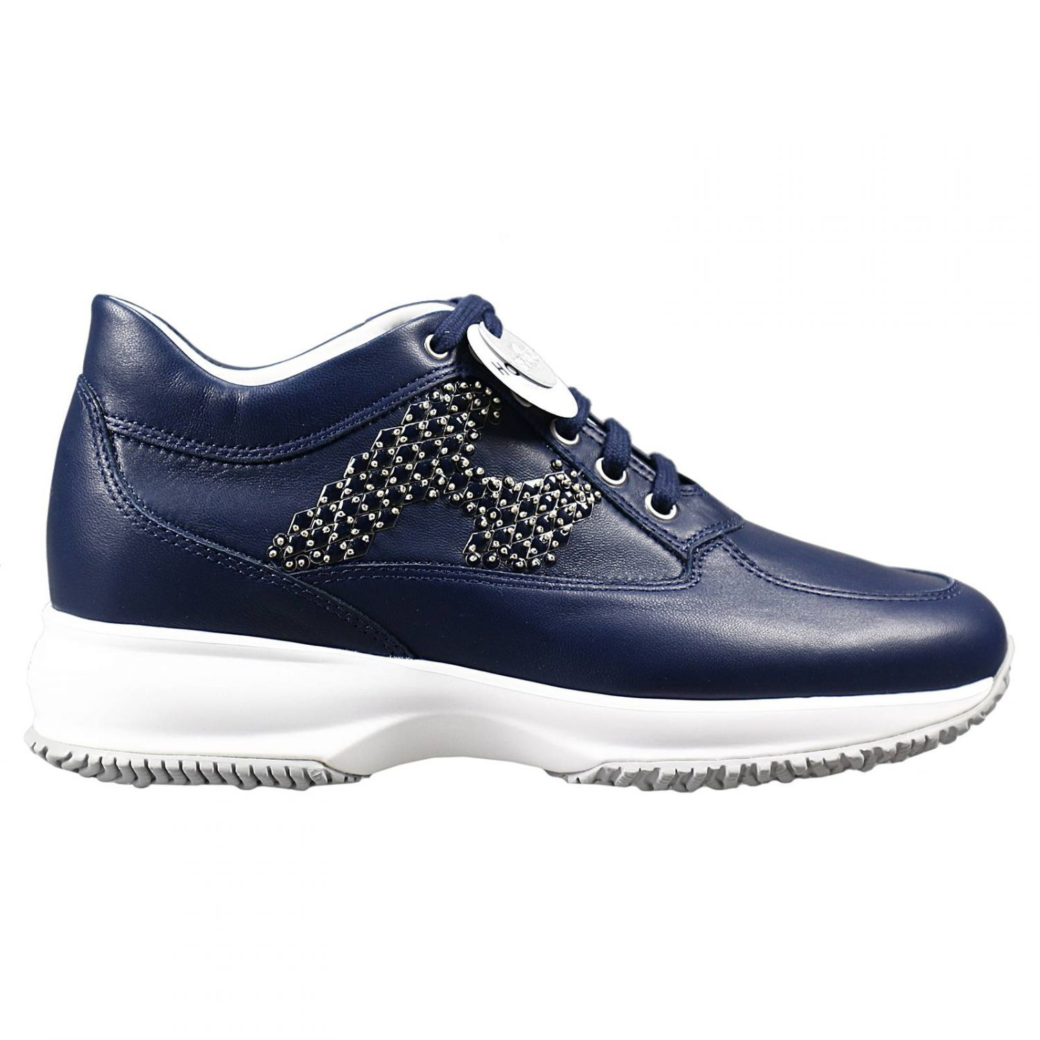 Lyst Hogan Sneakers Shoes Interactive H Stones Leather