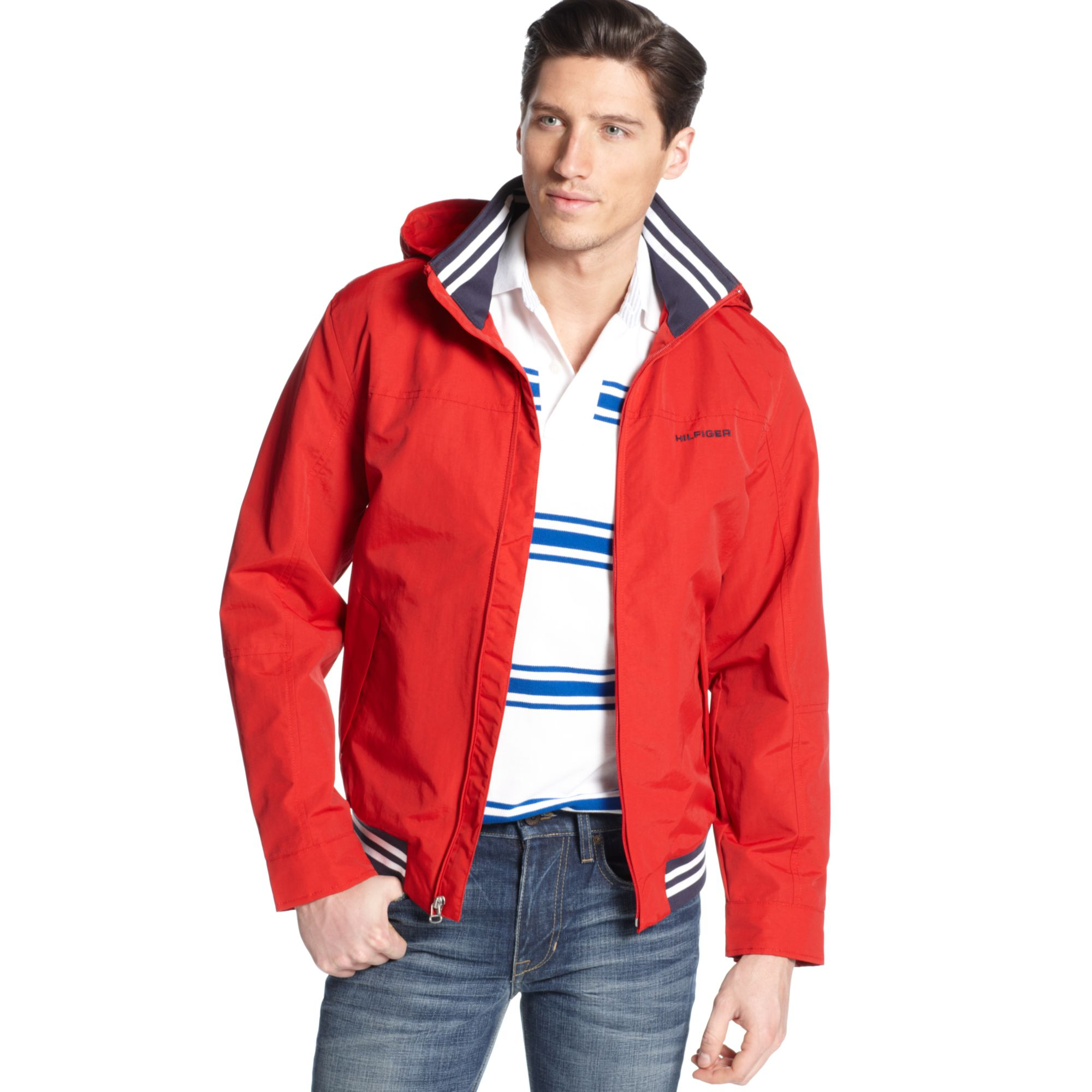 tommy hilfiger men's flag regatta jacket