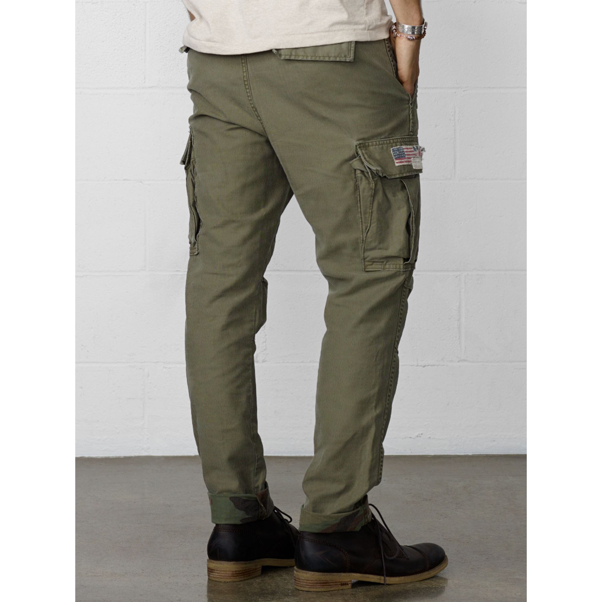 Lyst - Denim & Supply Ralph Lauren Zip-Pocket Cargo Pant in Green for Men