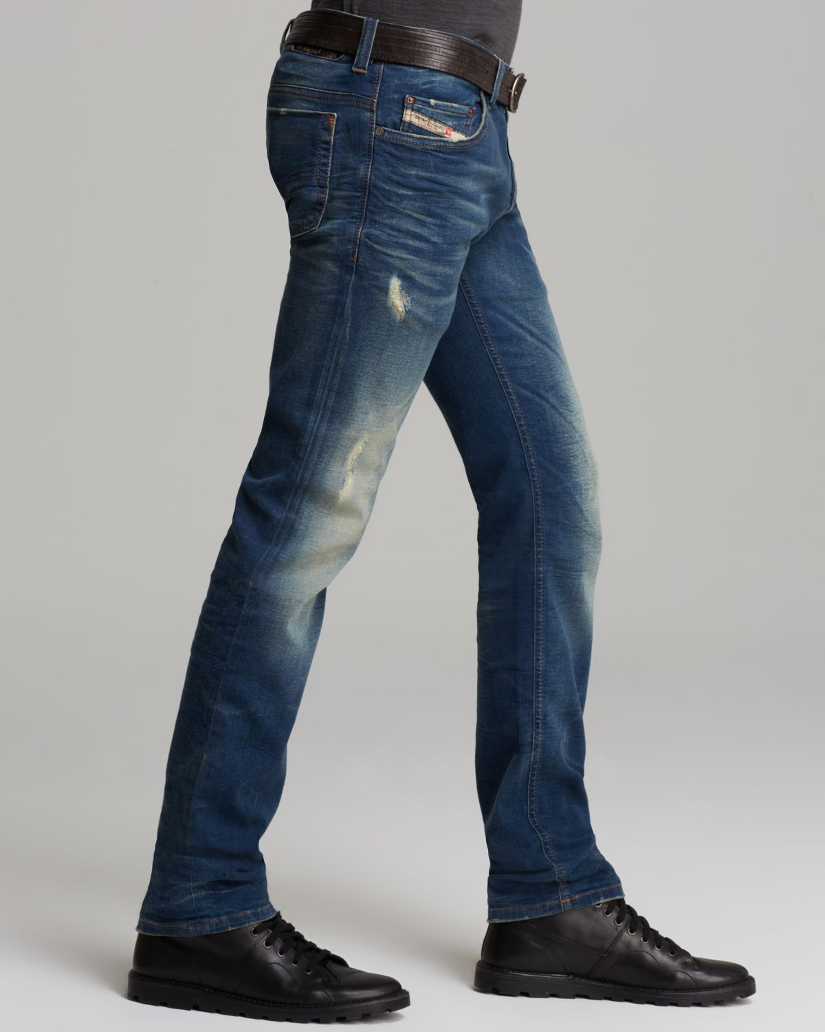 jeans diesel safado regular slim straight