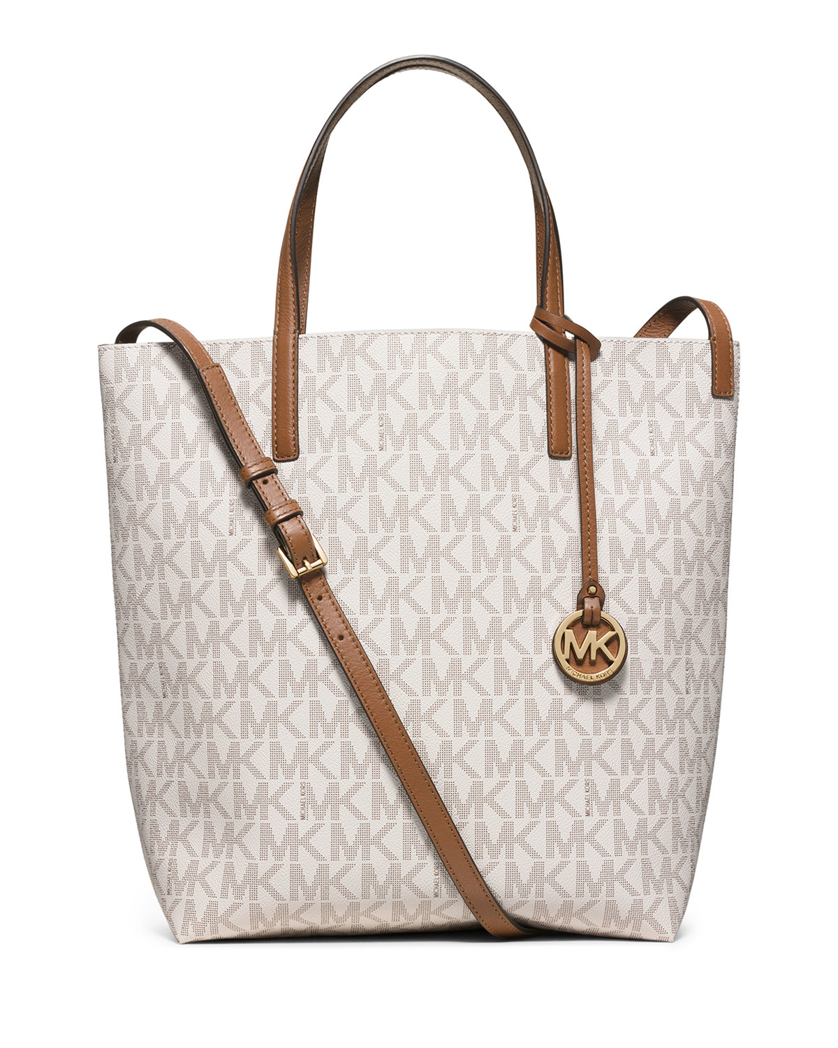mk white tote bag