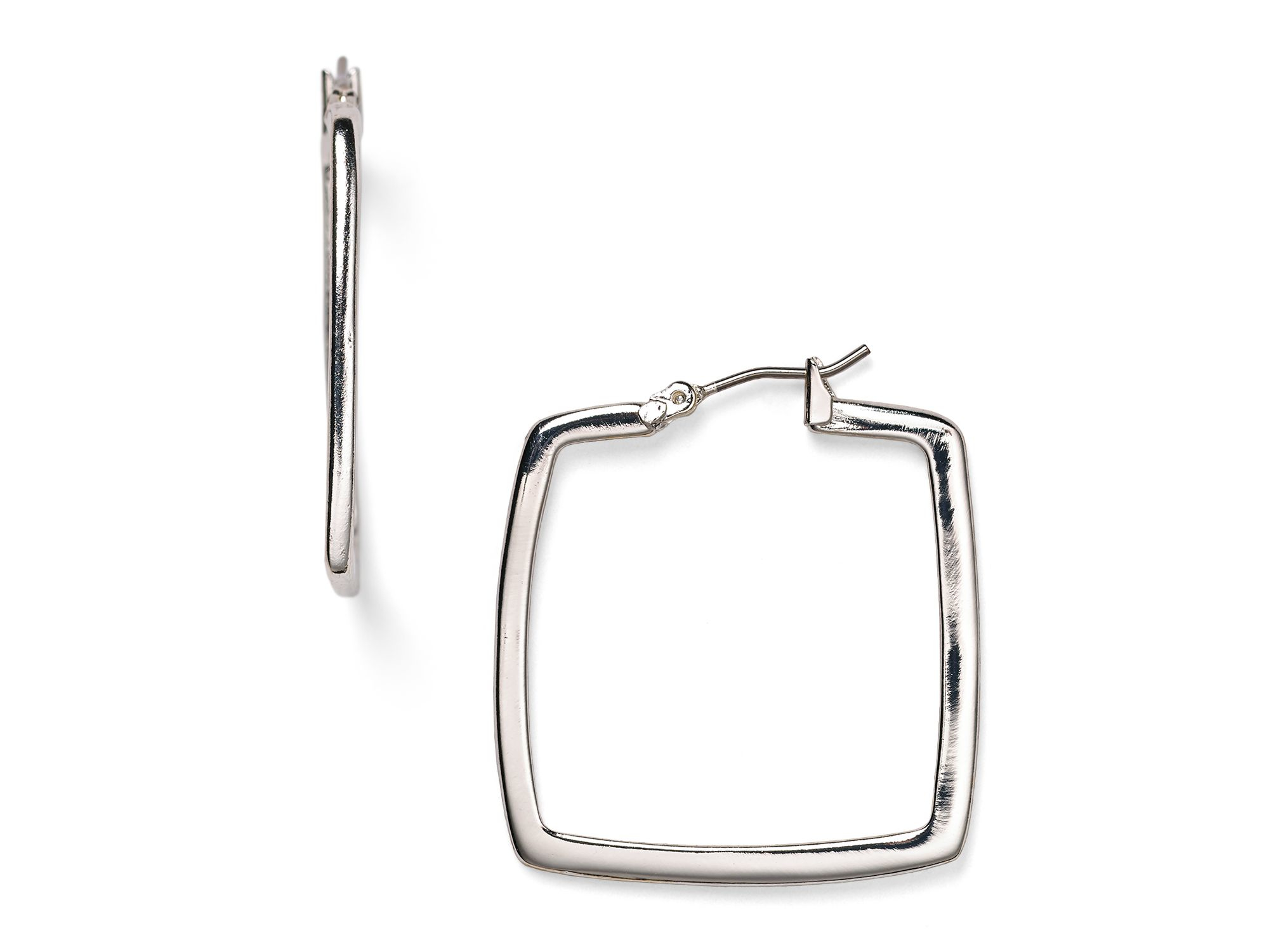 Lyst Robert Lee Morris Square Hoop Earrings In Metallic Gallery