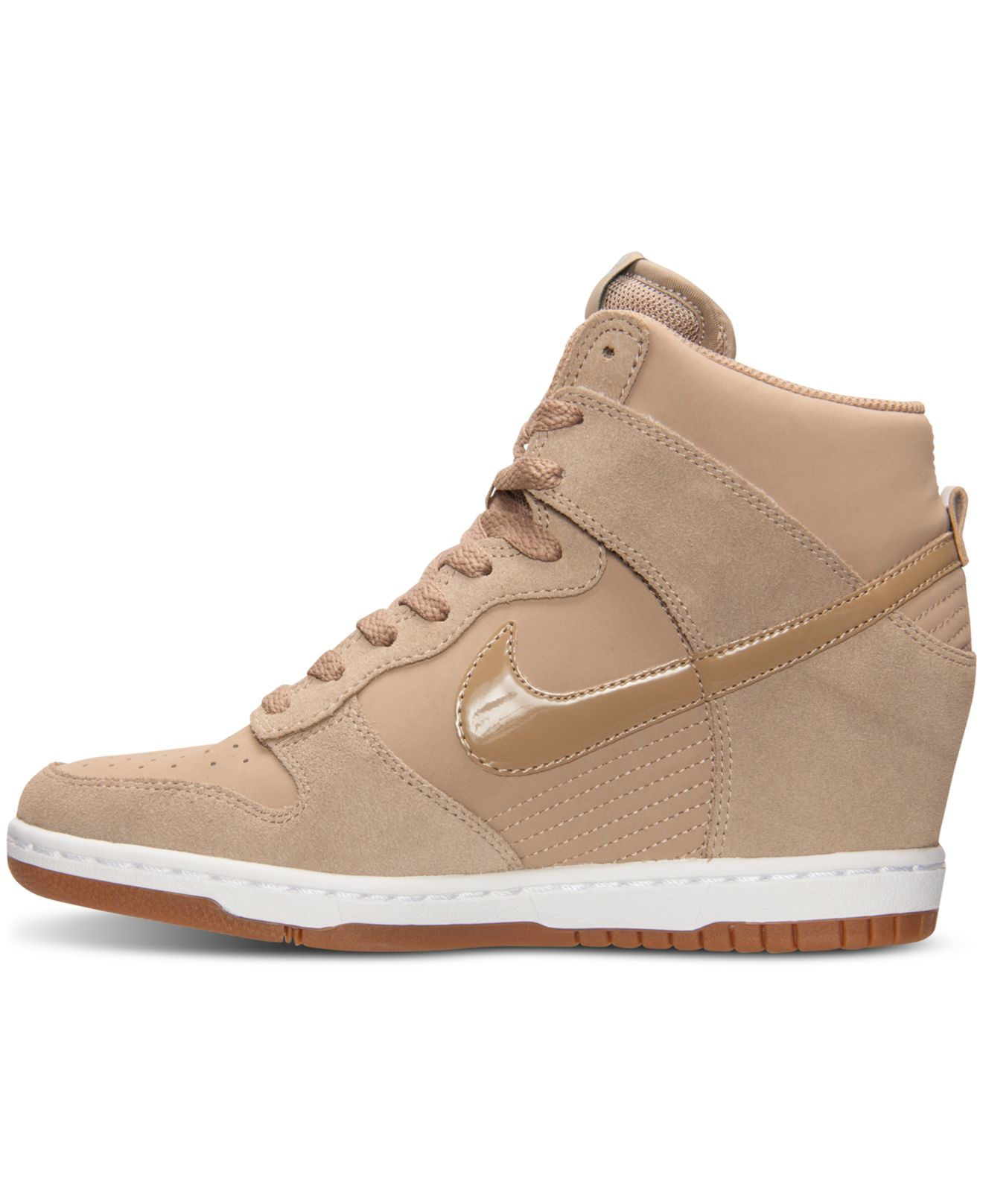 Nike Women's Dunk Sky Hi Essential Casual Sneakers From Finish Line in  Natural | Lyst
