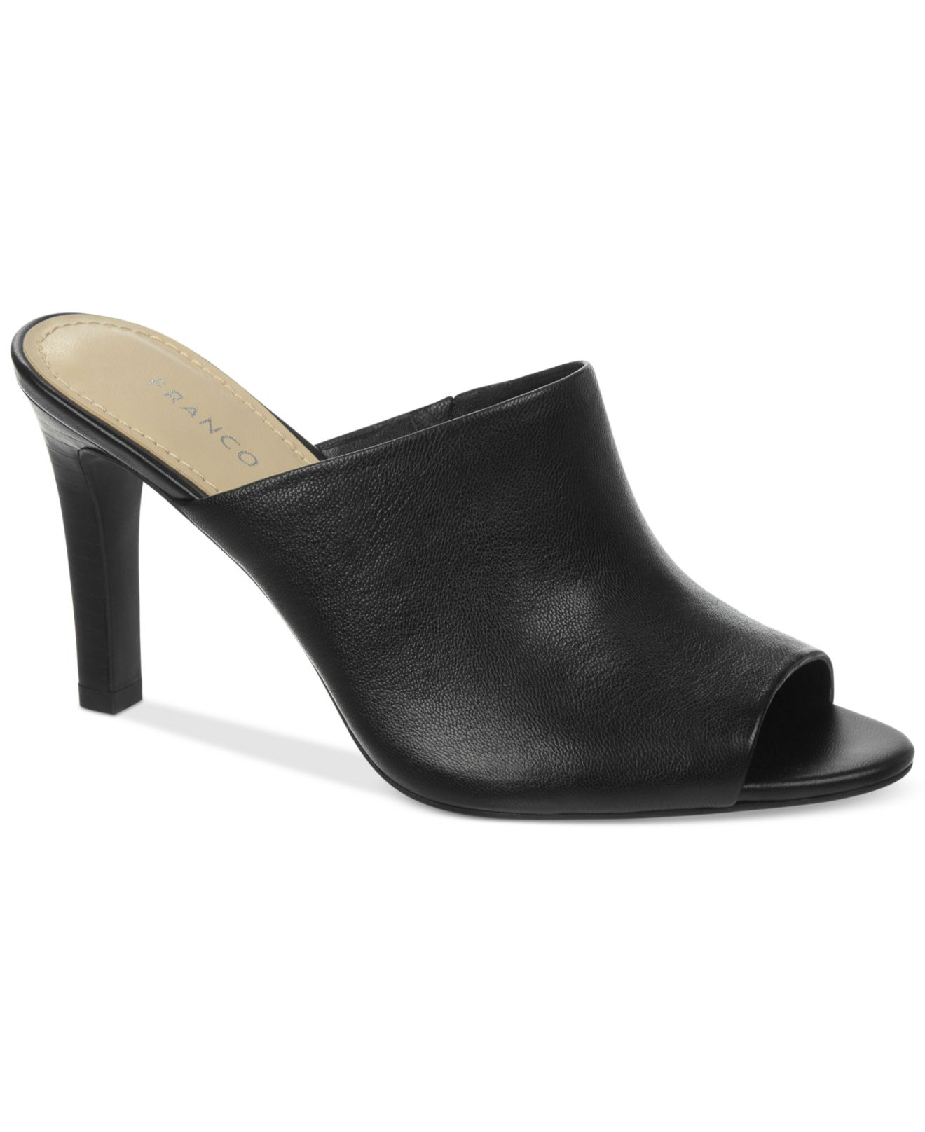 Franco Sarto Quala Mules in Black | Lyst