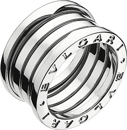 bvlgari steel ring