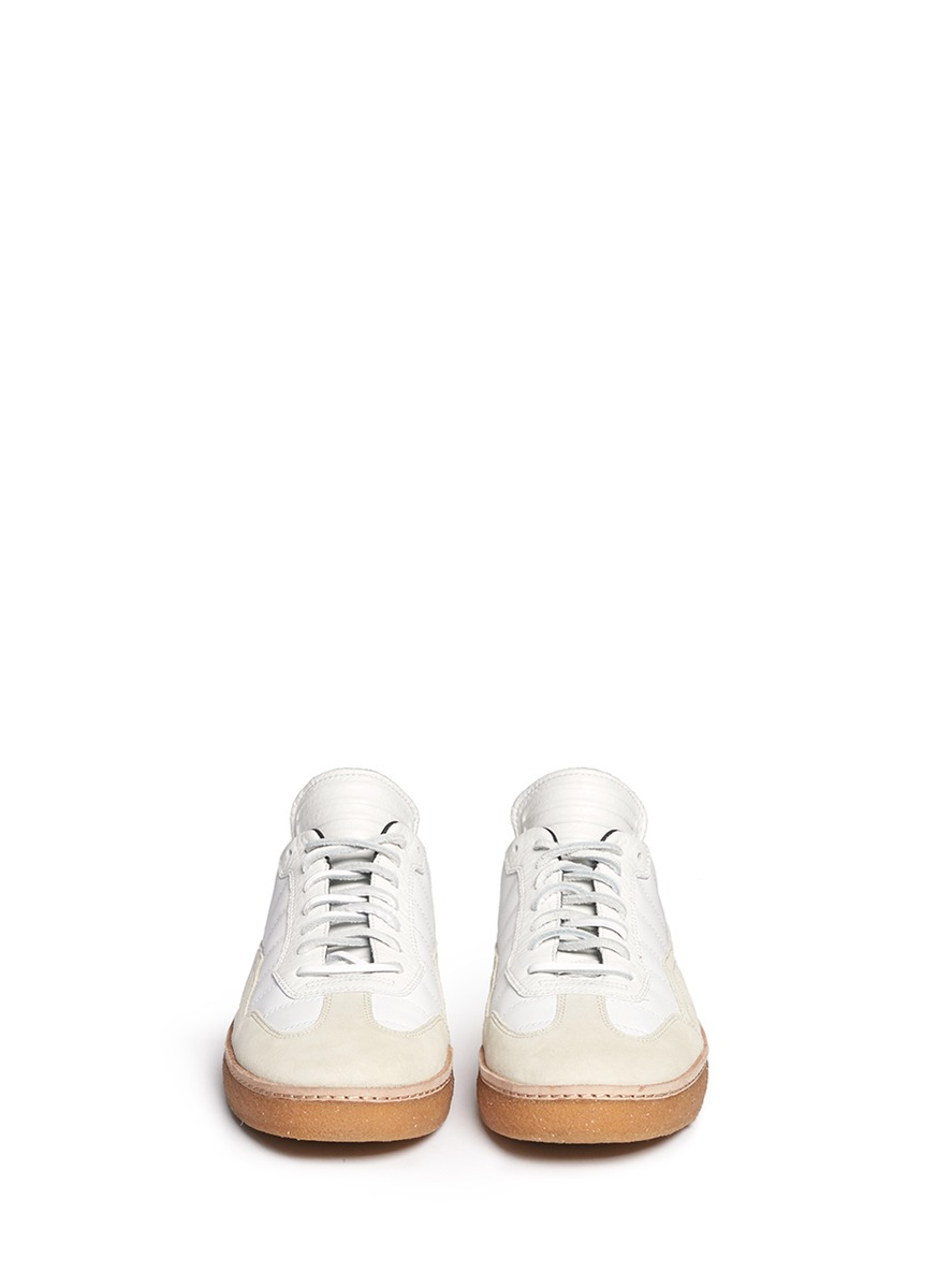Alexander Wang 'eden' Leather And Suede Low Top Sneakers in White for Men |  Lyst