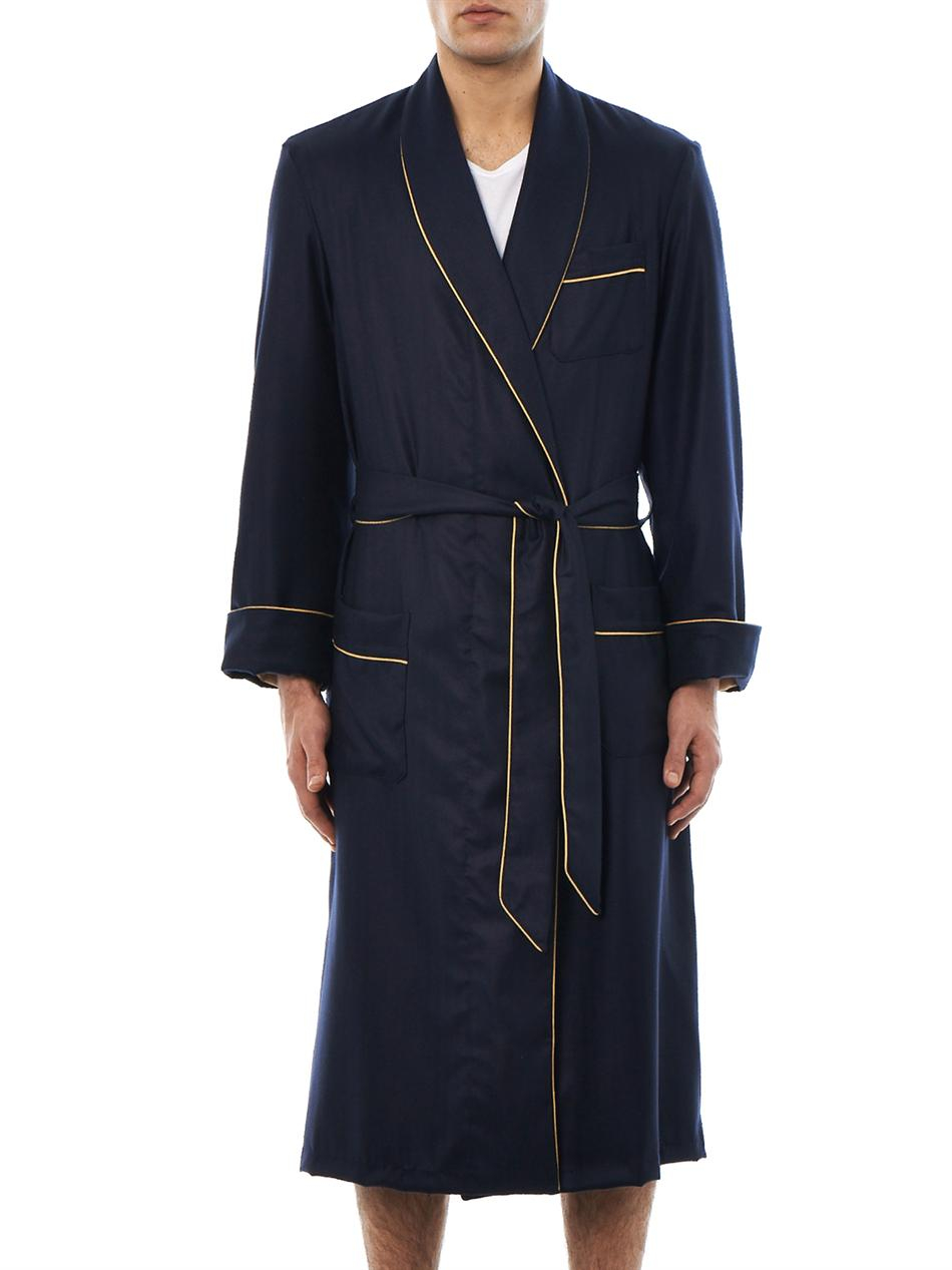 derek rose wool robe