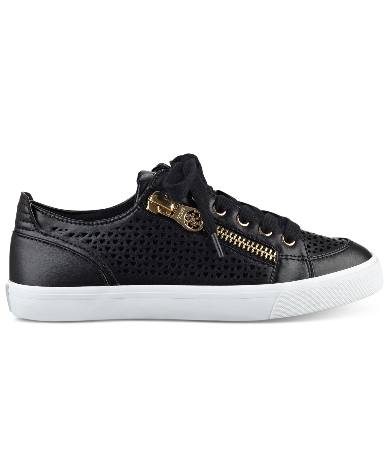 Guess Women's Gerlie Lace-up Sneaker in Black | Lyst