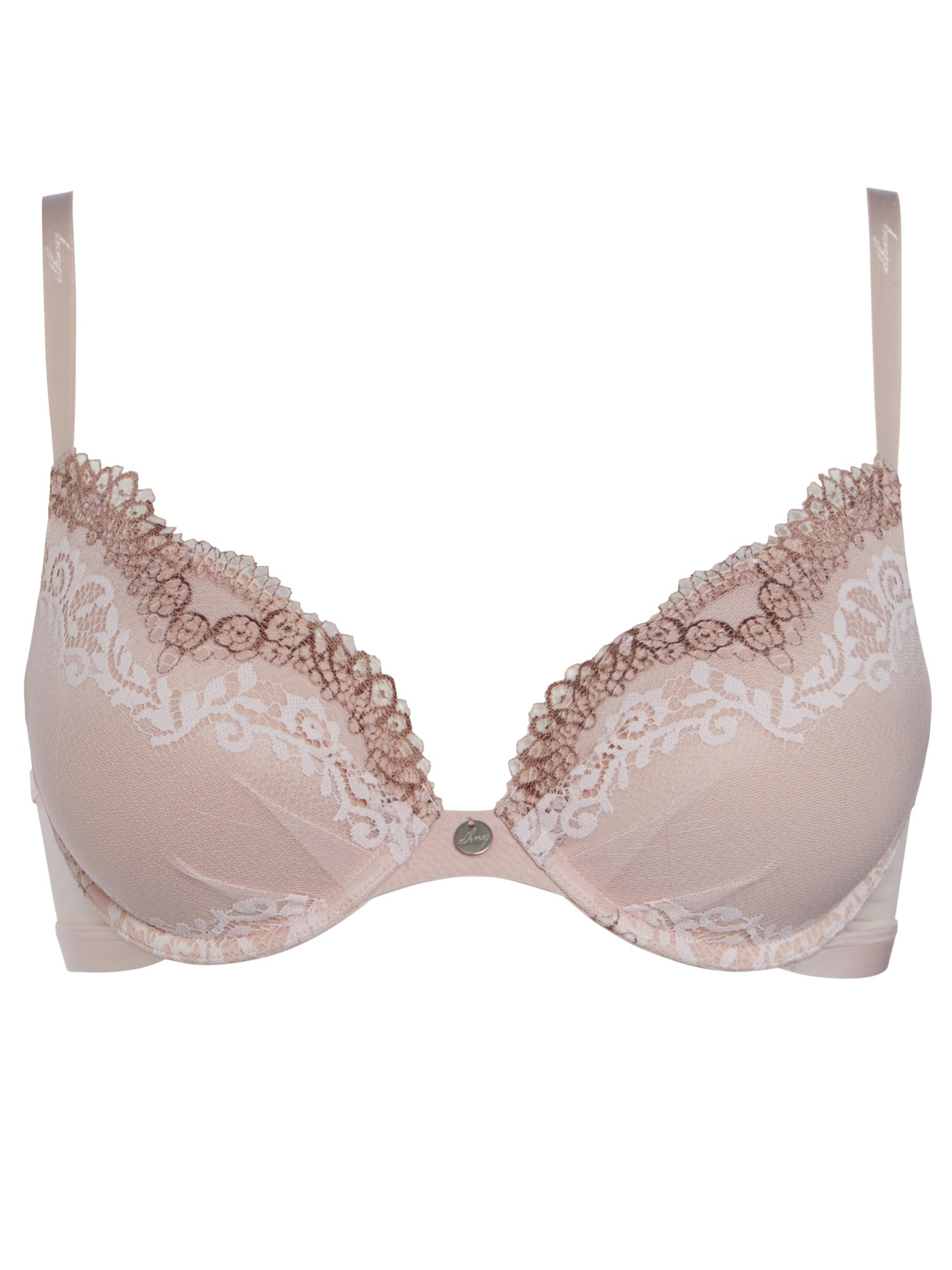 DKNY Perfect Profile Lace Tshirt Bra in Pink Lyst
