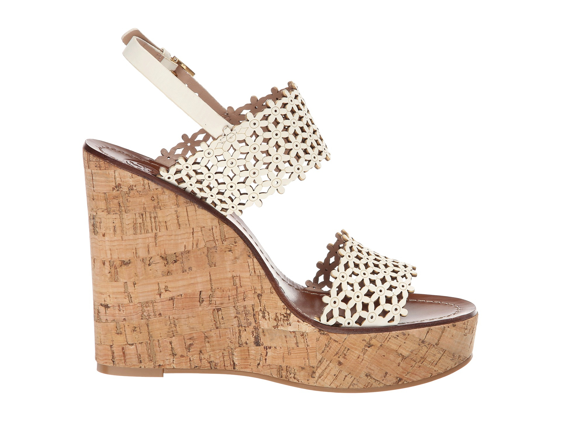 tory burch daisy wedge