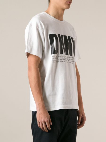 Dkny Definition Heavy Tshirt in White for Men | Lyst