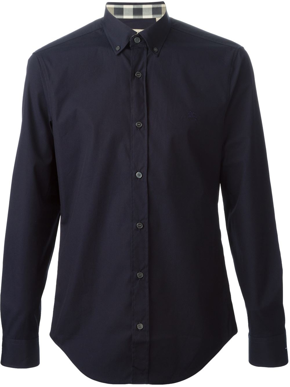 Burberry Brit Button Down Collar Shirt in Blue for Men | Lyst