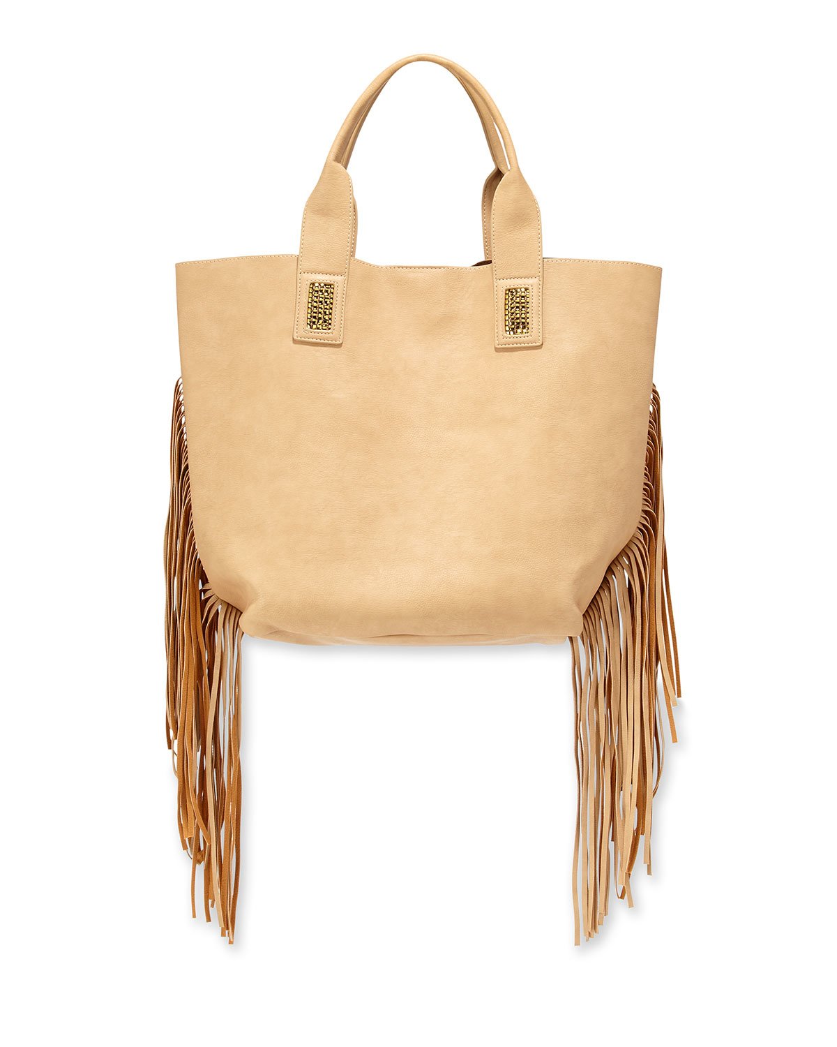 Urban Originals Cali Fringe Fauxleather Tote Bag in Camel (Natural) Lyst