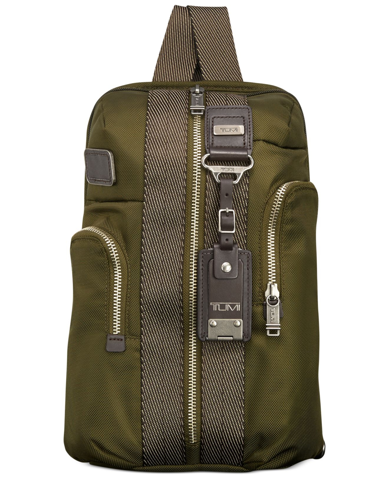 Tumi Alpha Bravo Monterey Sling Backpack in Green for Men | Lyst